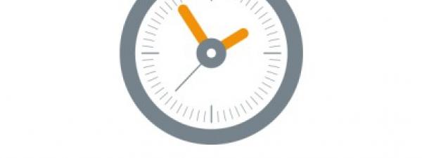 Imagen de un reloj con la palabra scheduler