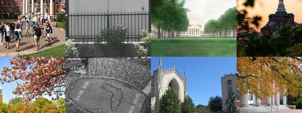collage con varios campus universitarios de estados unidos