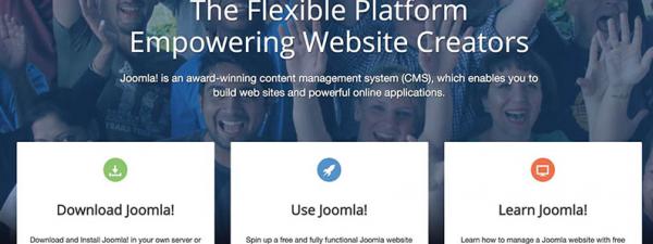 frontpage de joomla