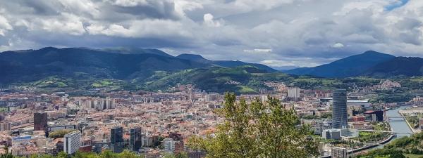 Imagen de bilbao desde el aire