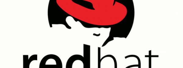 logo de redhat junto a la palabra Linux