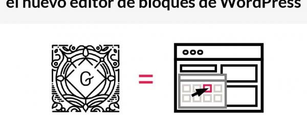 grabado antiguo junto con el diseño de una interfaz web basada en bloques