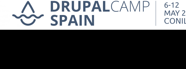 logotipo de la drupalcamp spain junto con la fecha de las jornadas