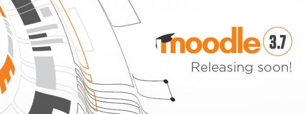 cartel con el texto moodle 3.7 is coming