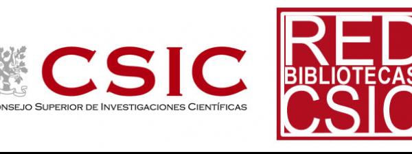 logotipo del CSIC junto con el logo de la red de bibliotecas del CSIC