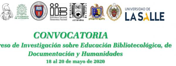 logotipo de las universidades colaboradoras junto con el texto de anuncio del congreso