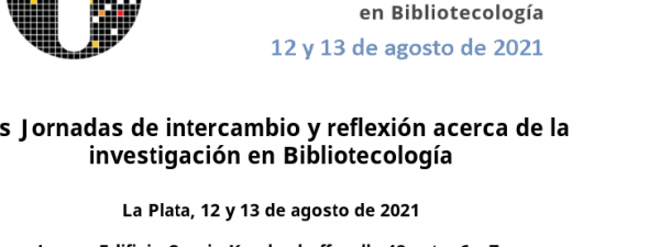 Imagen de la primera circular de las 6ª Jornadas de intercambio y reflexión acerca de la investigación en bibliotecología