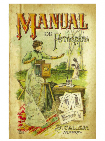 portada de un manual antiguo de fotografía