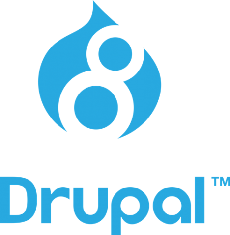 Logotipo de drupal 8