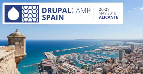 cartel de la DrupalCamp Spain 2018