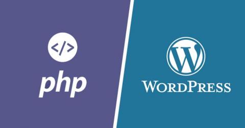 logtipos de php y wordpress