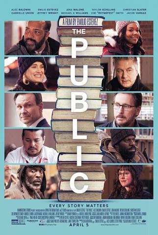 cartel de la película "the public"
