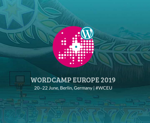 front page del sitio web de la wordcamp europe