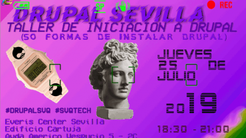 cartel del evento de meetup