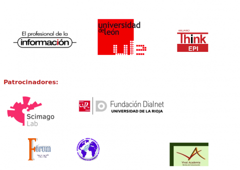 Cartel con los diferentes colaboradores de la Conferencia Internacional sobre Revistas de Ciencias Sociales y Humanidades (CRECS)