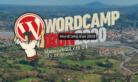 front page de la wordcamp irun 2020