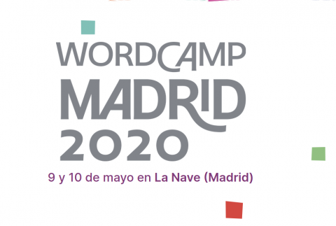 front page de la web de la WordCamp de Madrid 2020