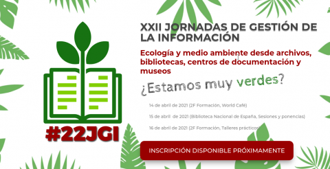 Cartel de las XXII Jornadas de Gestión de la Información de SEDIC