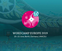 front page del sitio web de la wordcamp europe